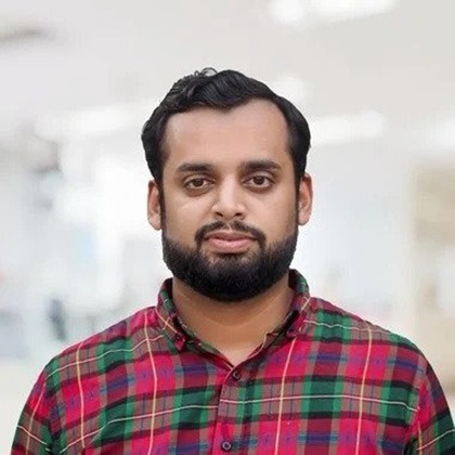 This is a portrait of Awais Altaf, Backend Engineer at WebDevStudios.