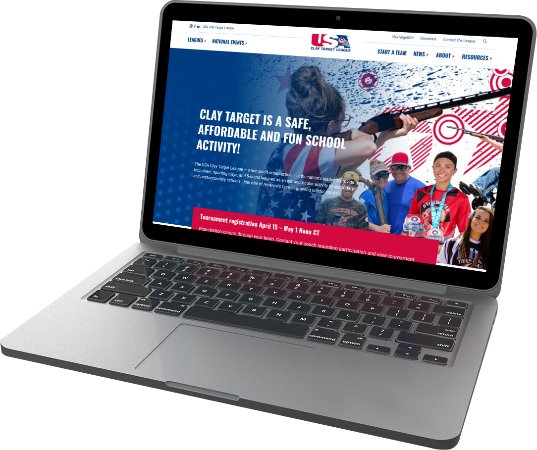 USA Clay Target WordPress Website Redesign