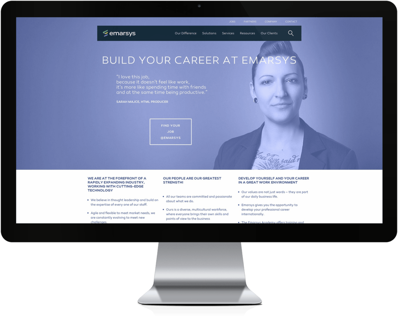 Emarsys, Careers, WordPress, Custom Design, Development