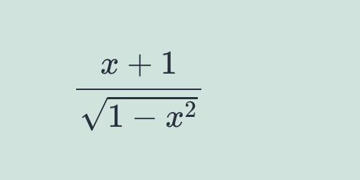 MathML output on frontend